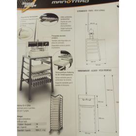   Sinmag manograd kézi osztógép tetszőleges osztású rácsokkal